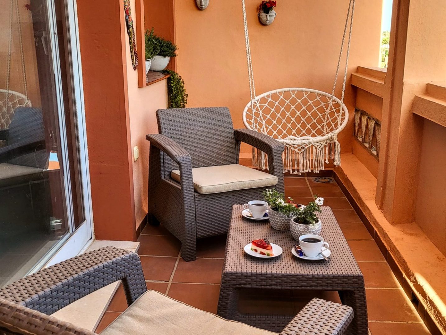 balkon przy salonie